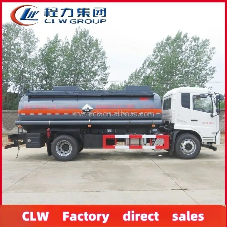 Dongfeng Chemical Liquid Transfer Truck 12cbm Liquid Tanker Truck