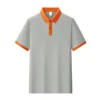 Collar gris/naranja