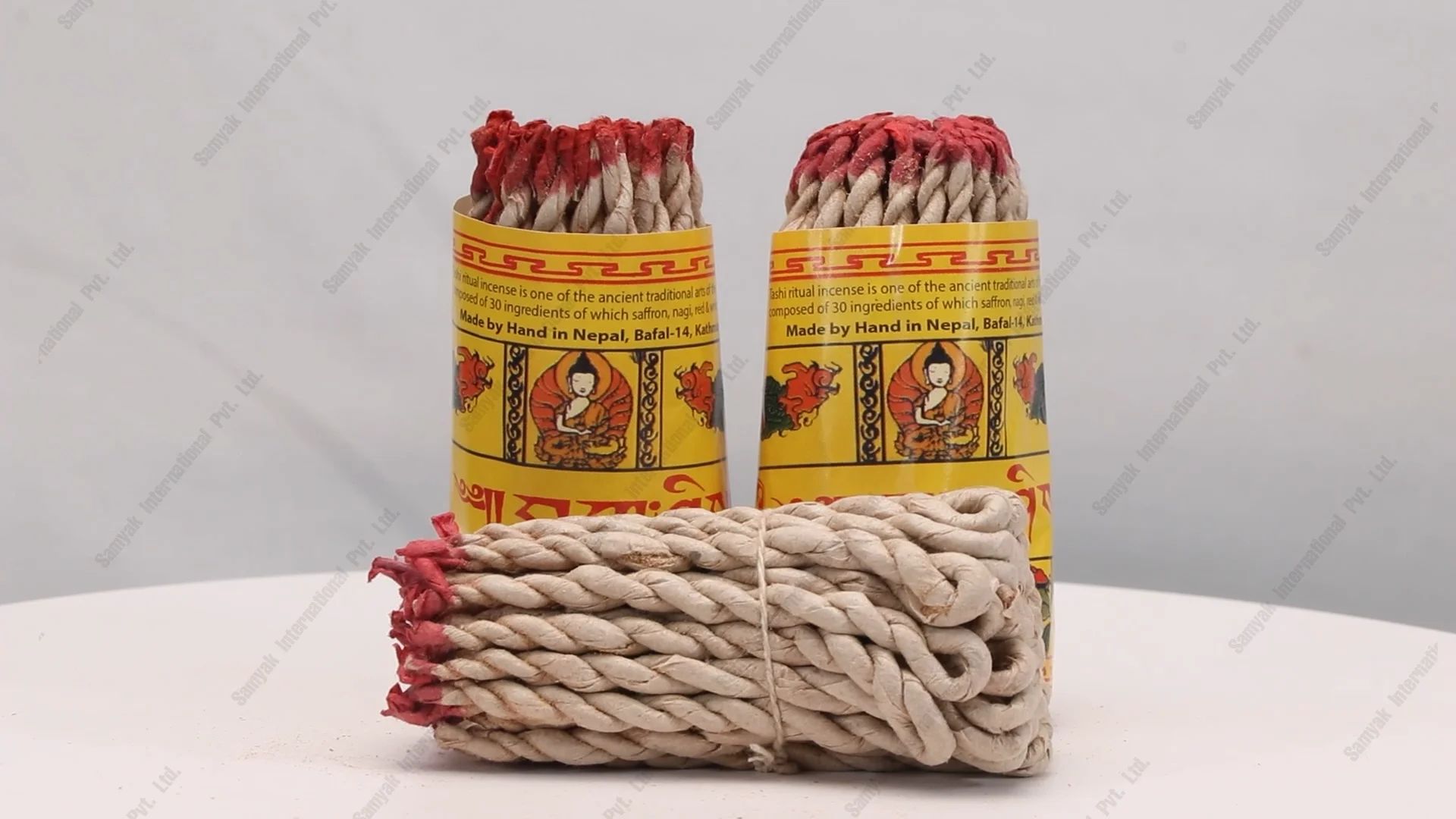 Natural 100 Organic Tashi Rope Incense Handmade In Nepal Meditation