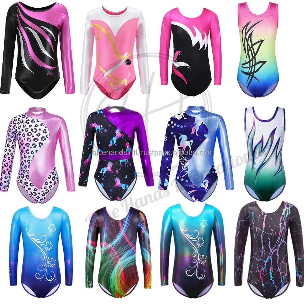 Gymnastics Leotards Girls Kids Performance Wear Dance Children Dance 