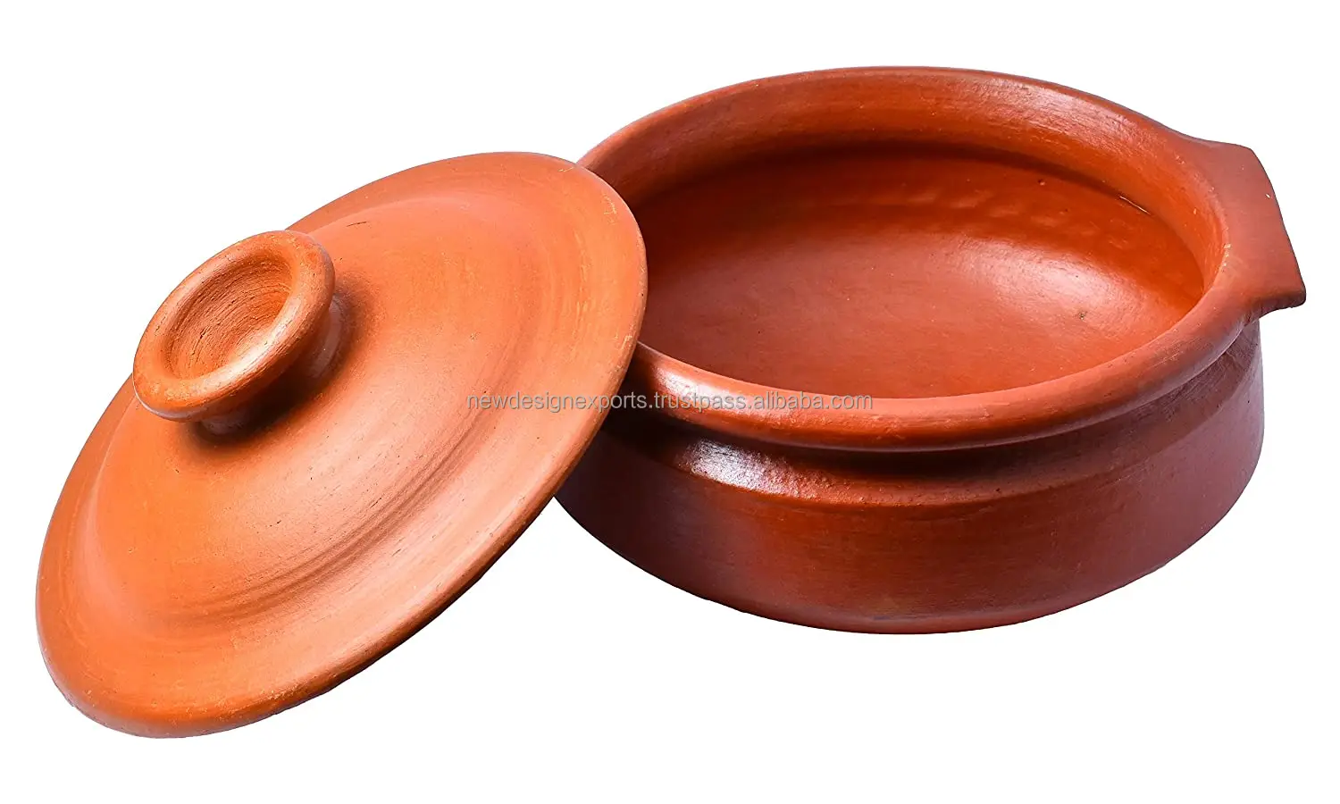 Kitchen/clay Pot For Cooking And Natural Red 3 Liter With