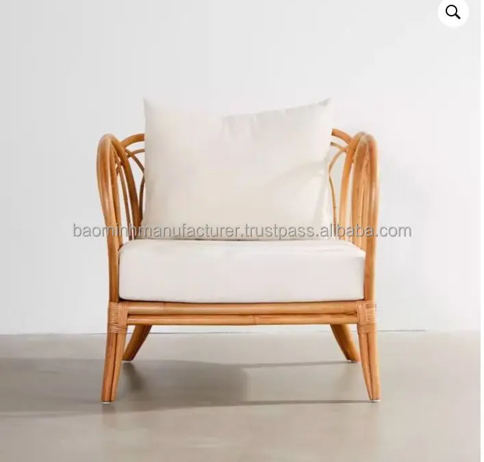 Luxury Strong Natural Rattan Furniture/ Rattan Chair/sofa One Seat
