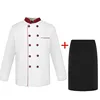 Maroon Collar Long Sleeved + Apron