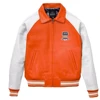 Orange and white