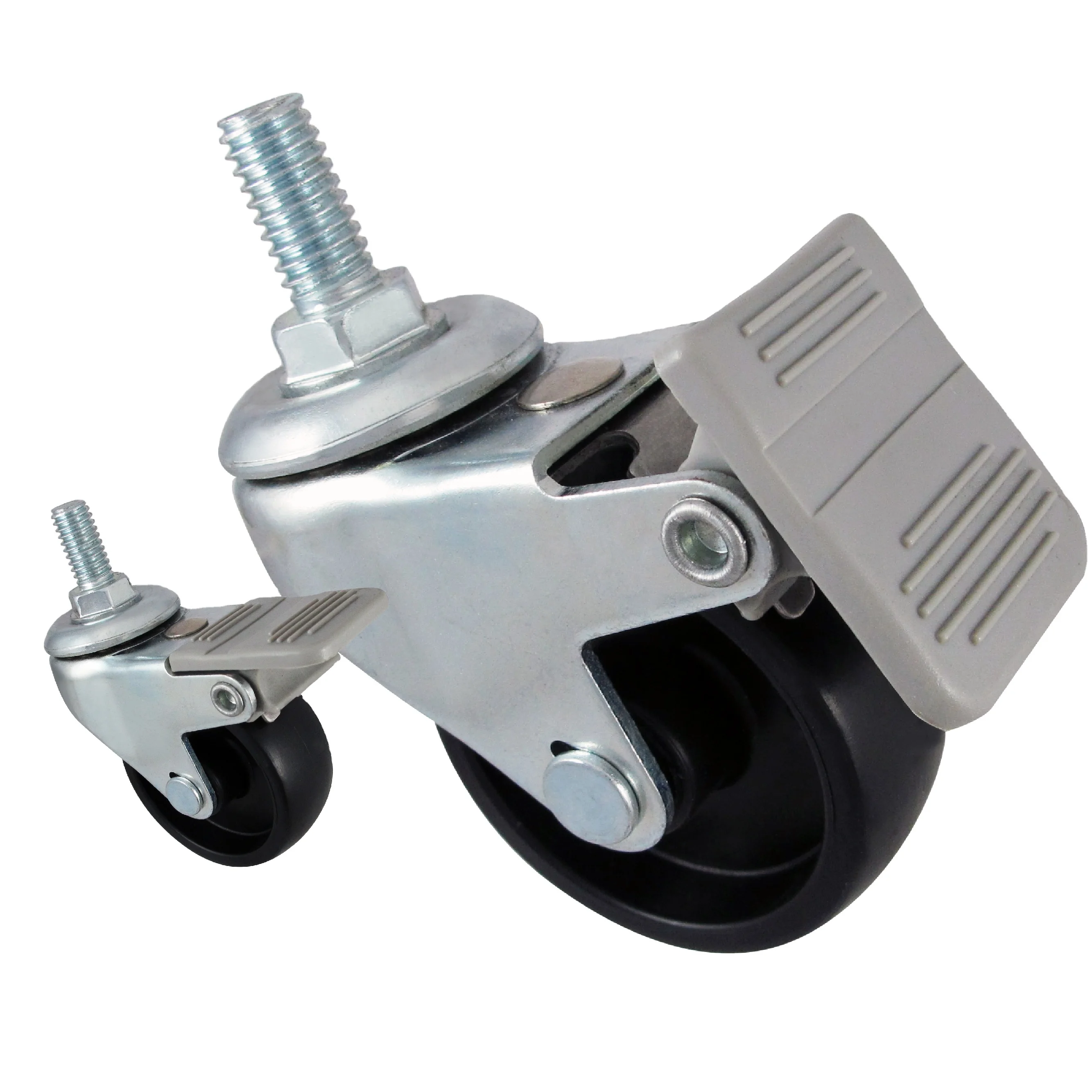 Furniture Caster Wheels - Buy Furniture Caster Wheels,2 Inch Pp Casters  With Brake,50mm 3/8 Dia Stem Casters Product on Alibaba.com