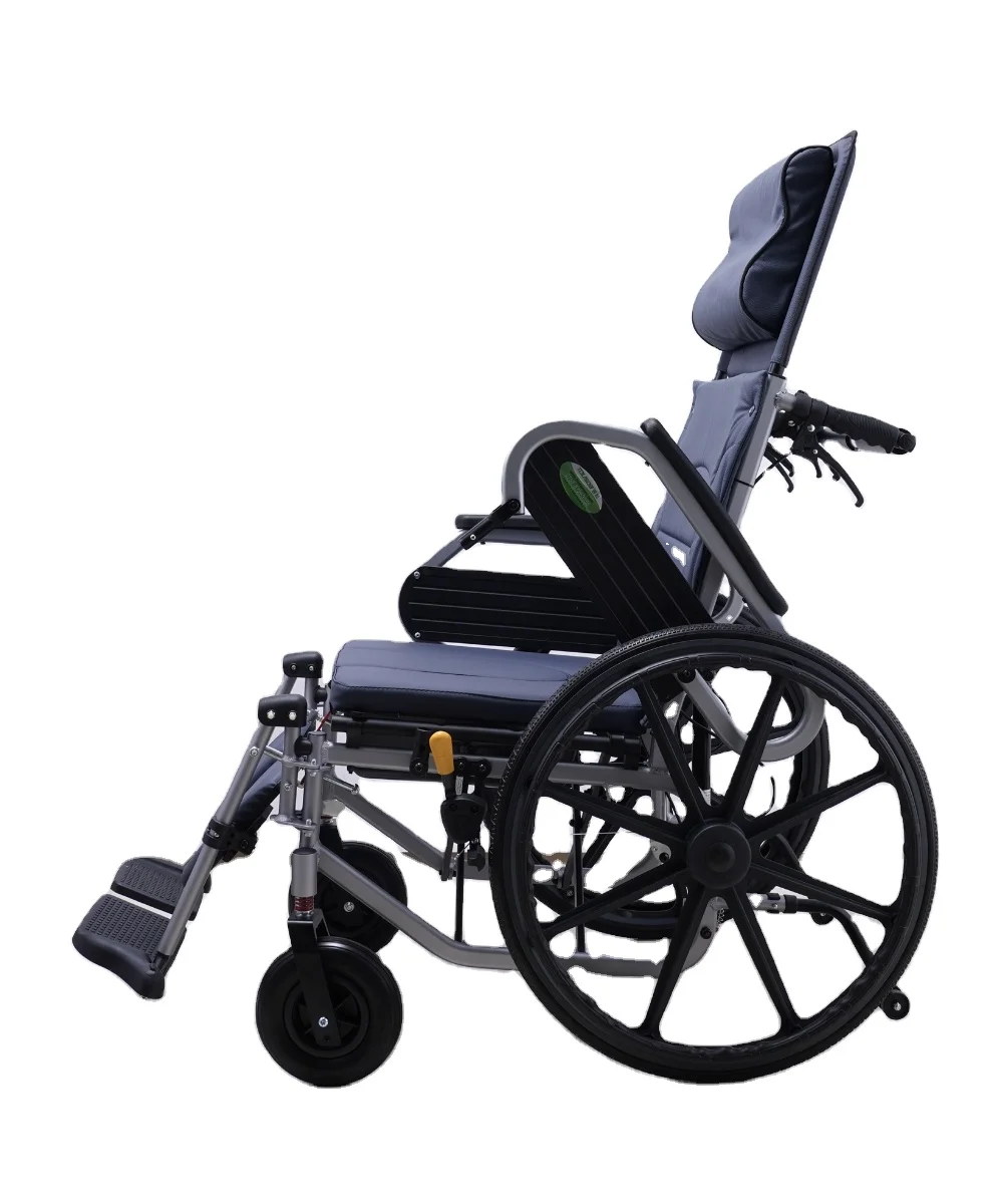 Hydraulic Stroller Wheelchair Adults For Seniors Aluminum Wheelchair ...