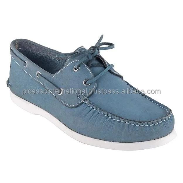 Wide Range of Excellent Quality Unique Design Slip on Formal Casual Office Party Wear Men's Genuine Leather Boat Shoes