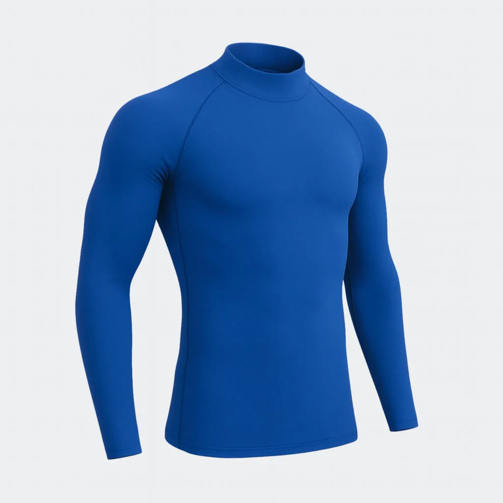 Trending Custom Wholesale High Quality Men's Compression Running Shirt Quick Dry Performance Top for Gym Training & Fitness