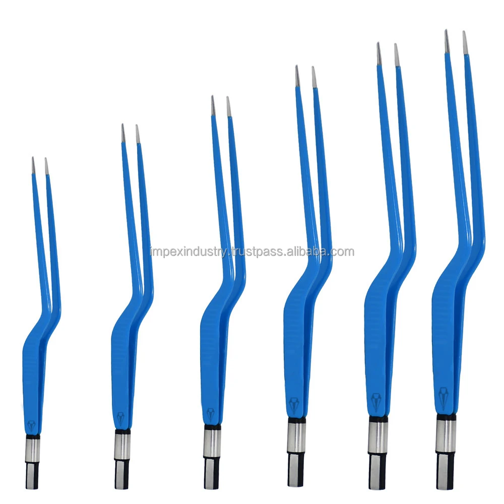 High Frequency Useable Bipolar Forceps Instruments Electro Surgical