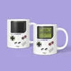 Game console color-changing ceramic cup