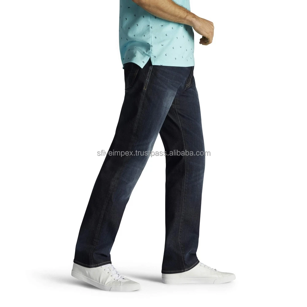 Wholesale Men's Casual And Loose Jeans Business Men's Jeans ...