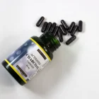 Activated charcoal capsule from coconut shell