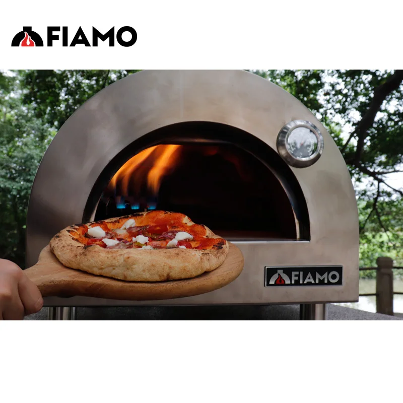 FIAMO Pizza Oven Brand New Innovations Good Price Ceramic Gas Pizza Oven  for Outdoor Dinner Multi-function Built-in Oven for BBQ