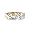 Moissanita de Oro de 14K