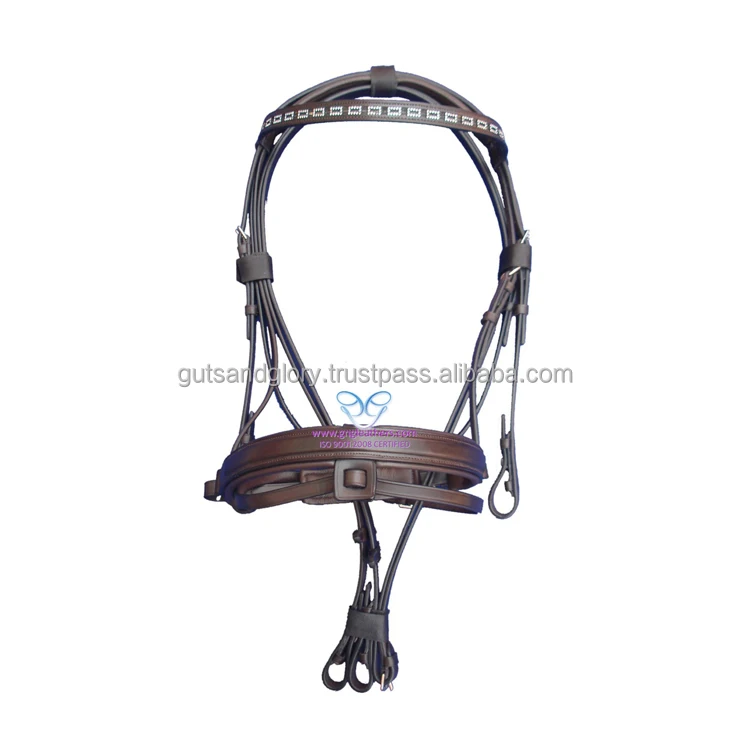 Great Quality Horse Equestrian Products Gngb1504 Snaffle Bridle/ Horse Bridle At Wholesale