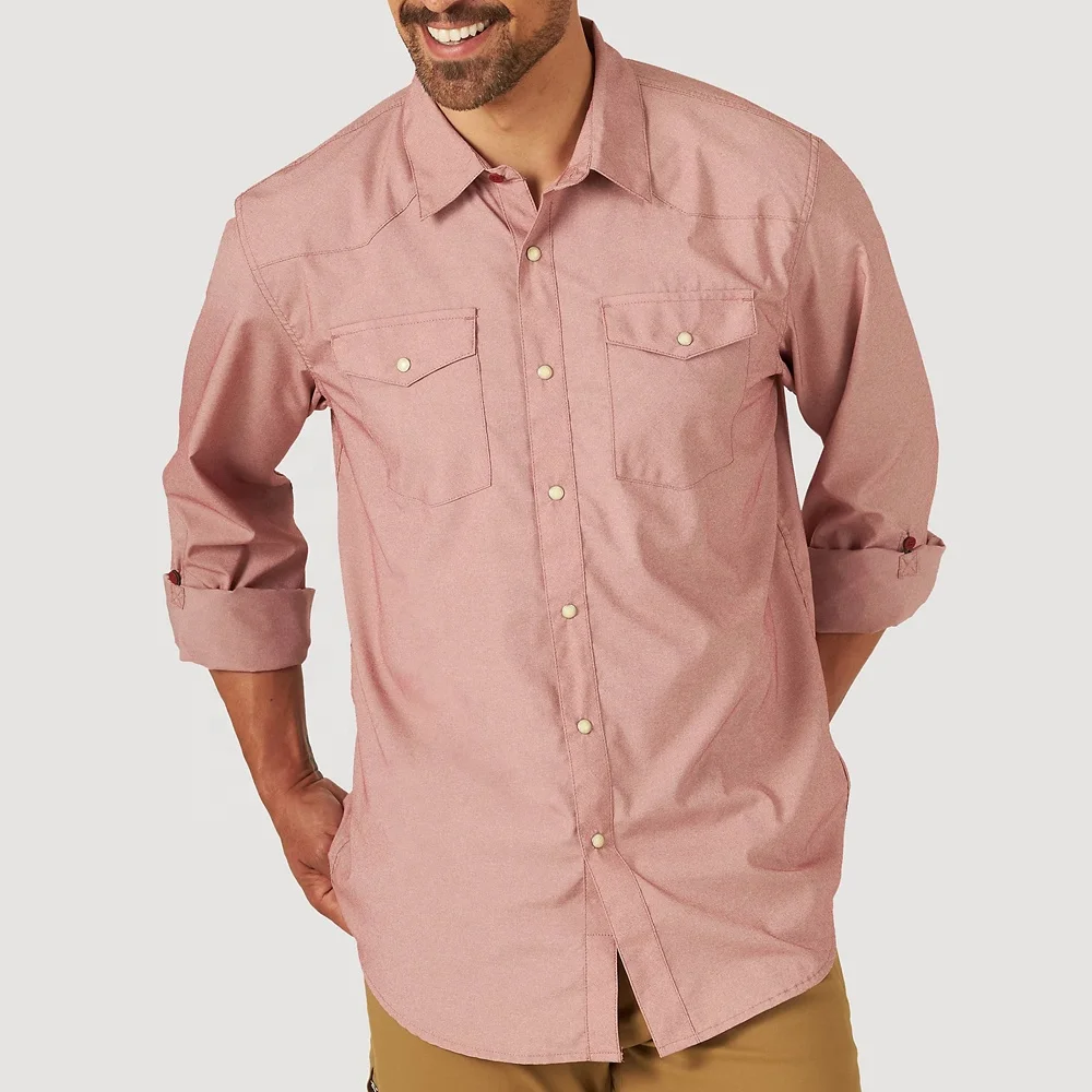 Men's Fish Hunting Shirt Breathable And Quick Dry Fabric Chest Pocket