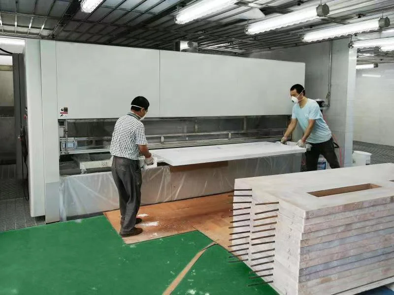 CNC Automatic 5 Axis Wood Door Kitchen Cabinet Furniture Paint Spraying Spray Machine