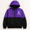 Purple and black