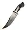 Twisted Metallic Spacer, Deep Black-Brown Wood Handle