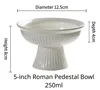 5 inch high foot bowl