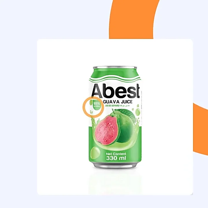 Abest Mango Fruit Juice Soft Drink Beverage 330ml Can Tinned From Ab