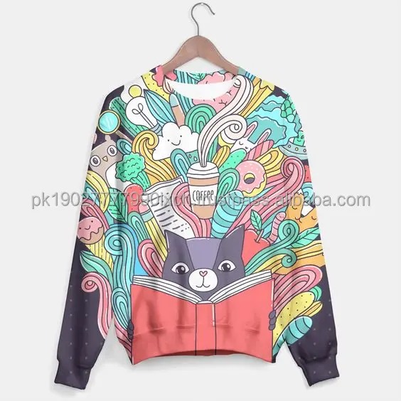 New Arrival Plus Size Street Wear Sweat Shirt Fleece Casual Wear