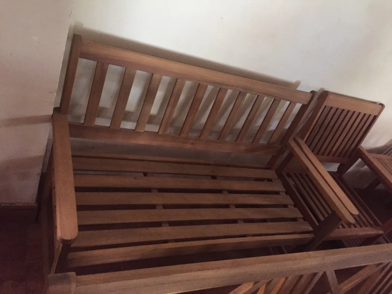 Teak Acacia Eucalyptus Wood Garden Bench Garden Furniture Vietnam High Quality Outdoor Modern