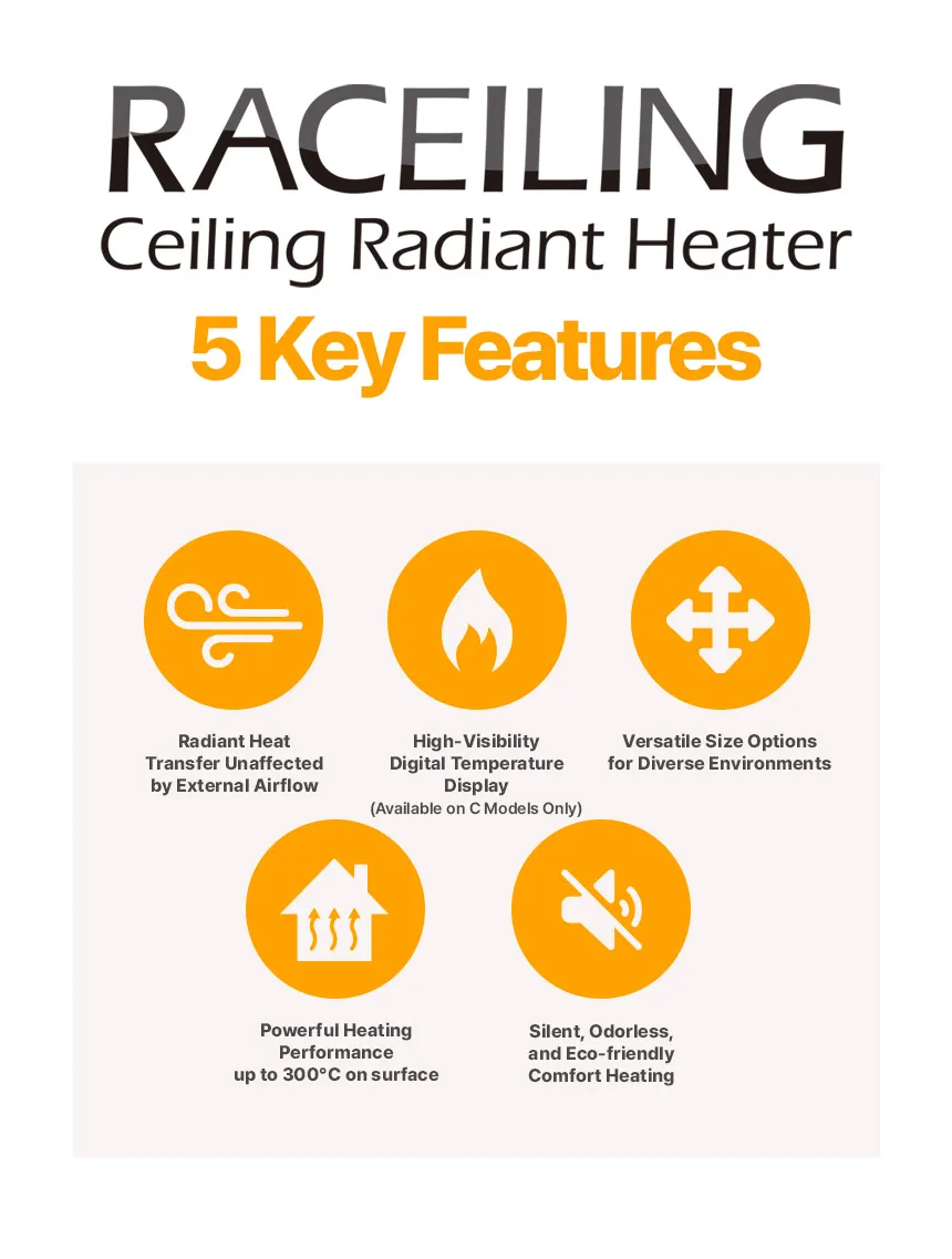 Industrial Radiant Heating Panel, 300C, Ceiling, Wall - detail 8