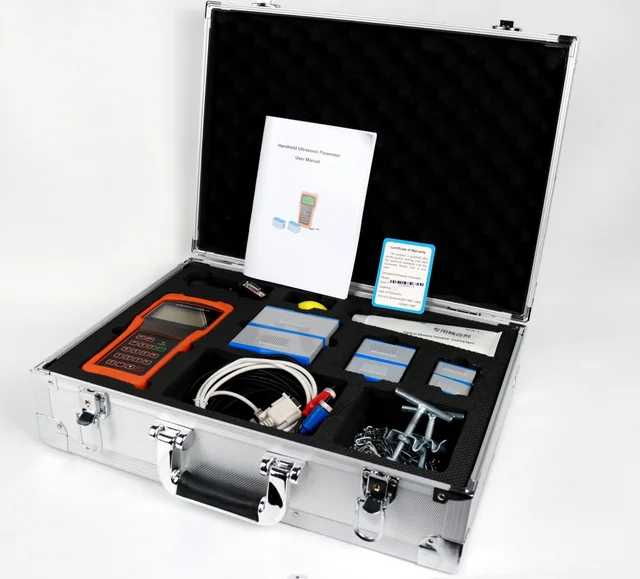 Clamp on Type Ultrasonic Water Flow Meter Clean Diesel Clamp on Digital Ultrasonic Flow Meter