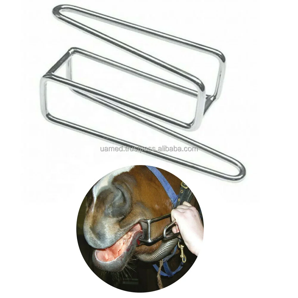 Veterinary Cheek Retractor Horse Mouth Gag Veterinary Equivet Dental