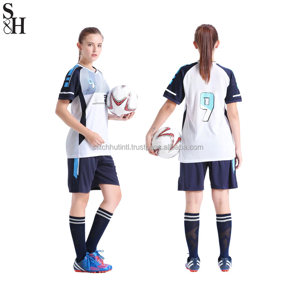 Women Football Uniform Breathable Soccer Jersey For Female Wholesale