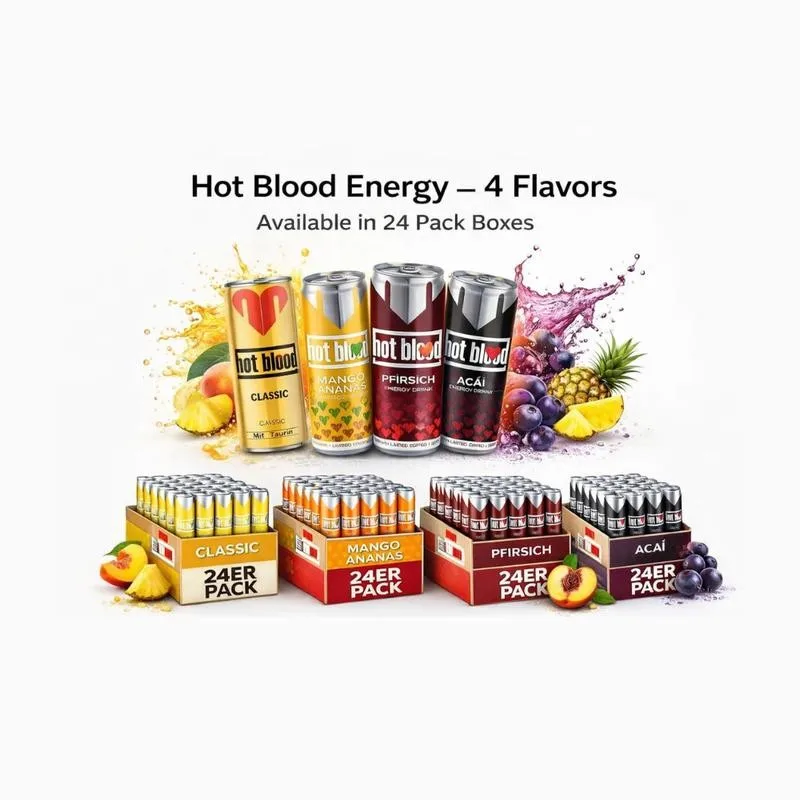 Hot Blood Energy Drink 24er Pack