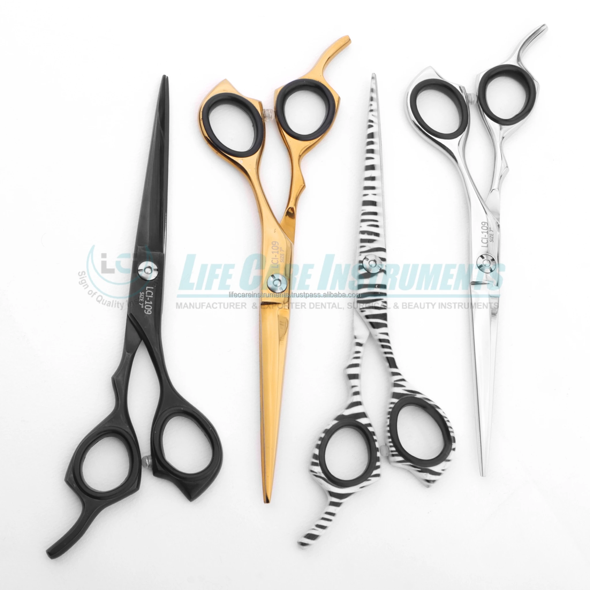 Professional Hairdressing Scissors Set Hair Cutting And Thinning Scissors Stainless Steel By