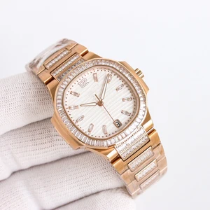 New Classic Elegant High-quality Designer Moissanite Vintage Women's Mechanical Watch Casual Fashionable Luxurious Brand Watches