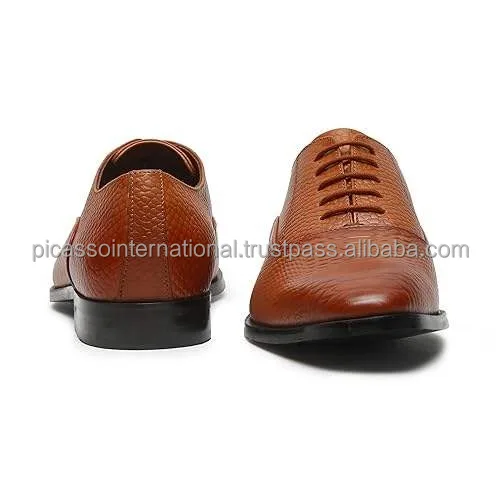 Men's Top Selling Full Grain Genuine Antique Italian Leather Shoes Casual Office Party Wear Indian Manufacturer Oxford Outsole