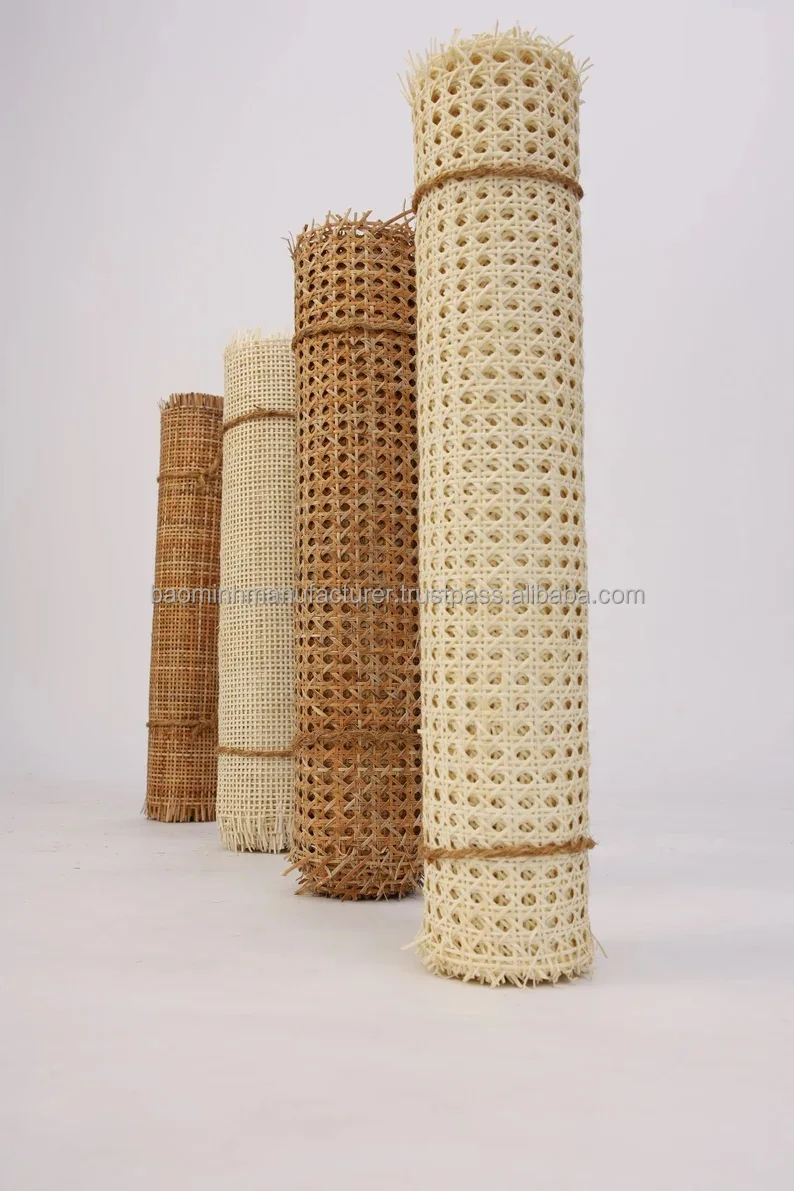 Wholesale 15m Length Rattan Roll Rattan Cane bing/ Cane bing
