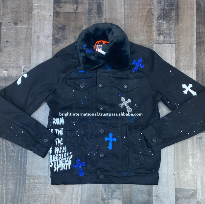 black panther jean jacket