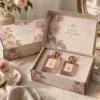 antique blush and warm ivory