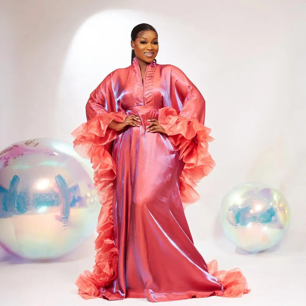 boubou dress Hue By Idera Coco Boubou In Bondi Blue