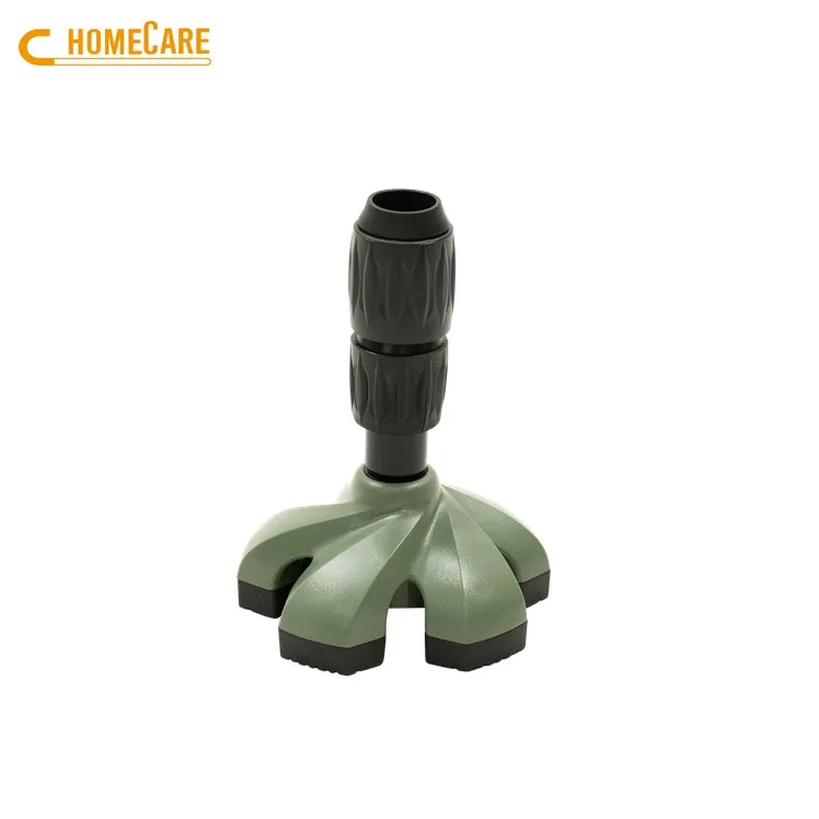 OEM Plastic 360 Degree Rotation Self-Standing Anti-Slip Orthopedic Crutches Tip Rubber Ferrules for Walking Sticks