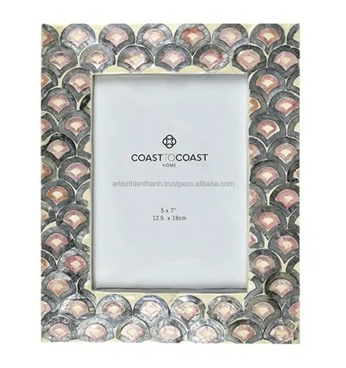 Handcrafted Factory Wholesale Rattan Picture Frame Boho Wicker Rattan