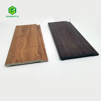 OEM Factory Eco-Friendly Ps Wall Panel Polystyrene Wood Cladding Decorative Panels Excellent Fire Resistance Indoor Decoration
