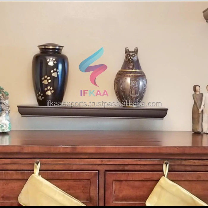 Urna Per Gatto In Legno | Forma Gatto Che Dorme | Urna Ceneri Animali Domestici | Nero - Foto 5