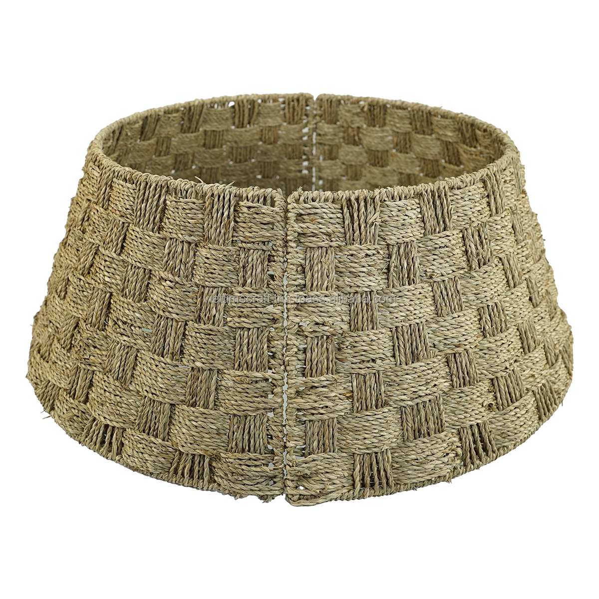 Model Water Hyacinth And Seagrass Tree Collar Customizable Size For Christmas Tree Home