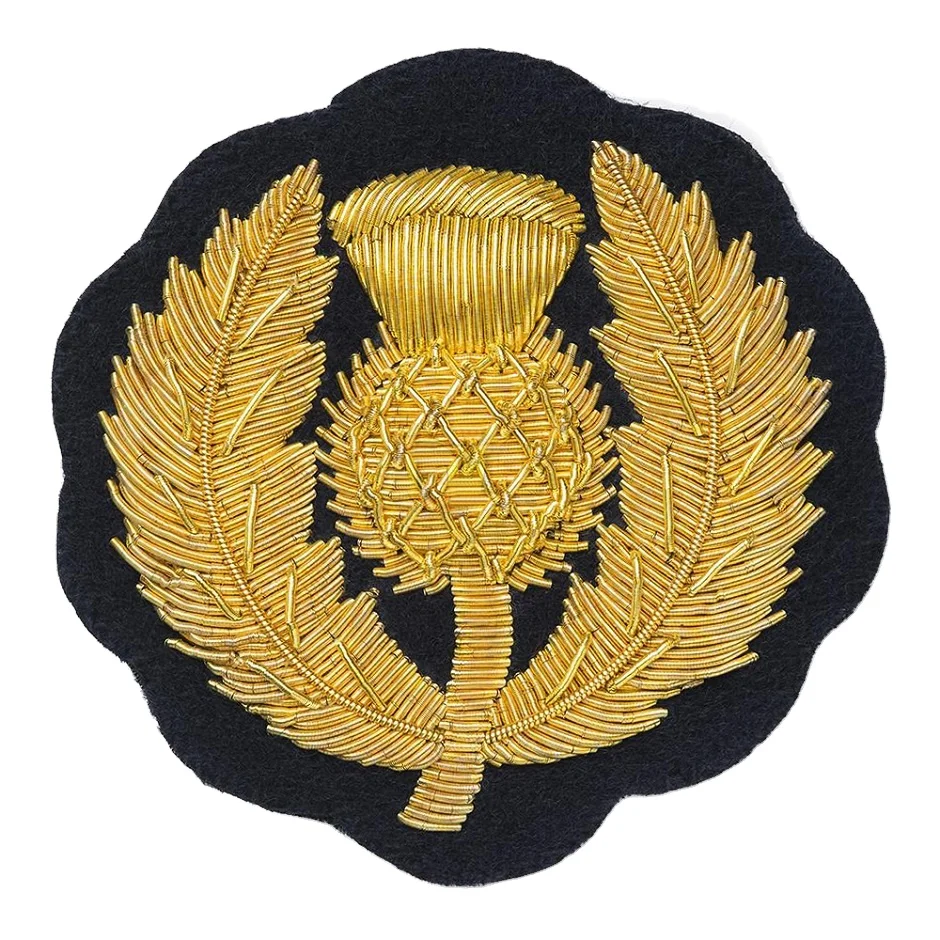 INSIGNE 1940 FOYERS de la Marine cannetille tissu spécialité WWII