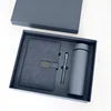 Caja de regalo gris Taza Bolígrafo Libro
