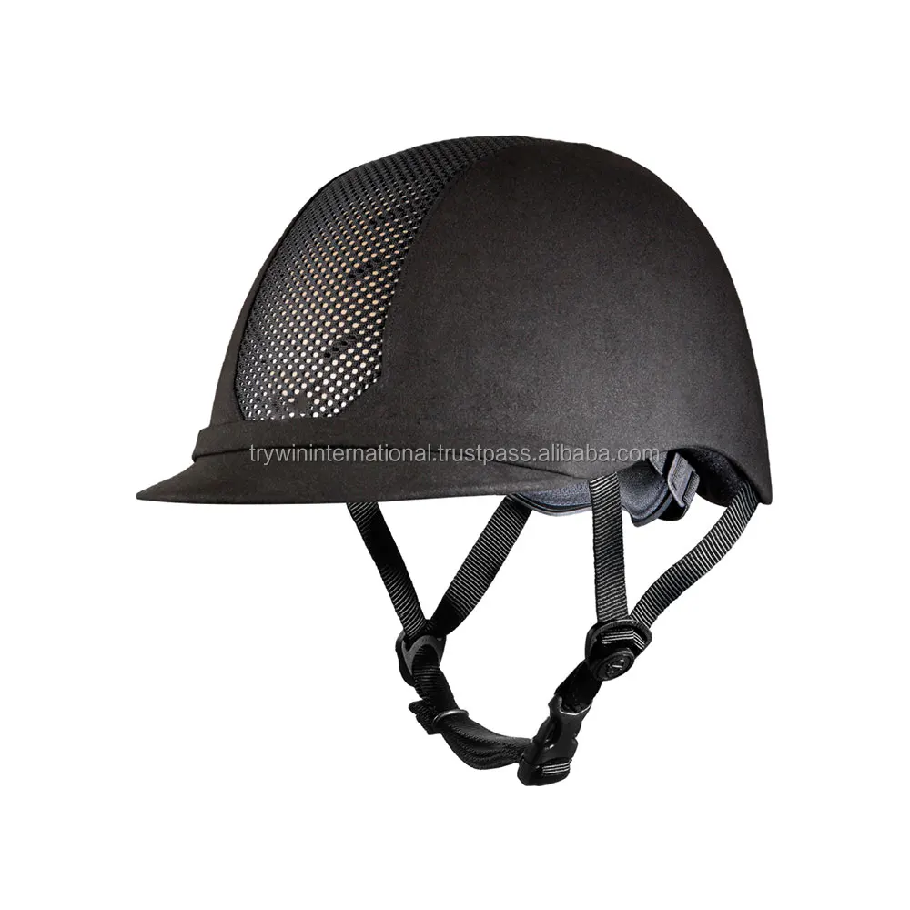 Traditional Equestrian Cap Design Custom Product Vents Soft Riding