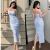 Sky Blue and Crisp White