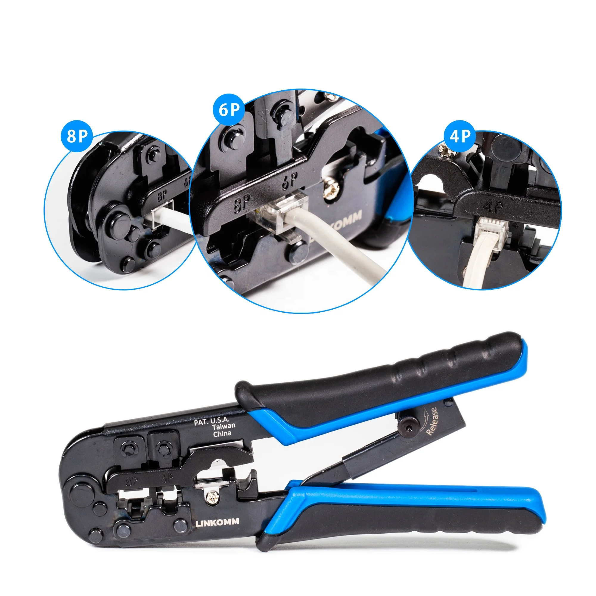 Rj45 All In One Data Cable Modular Plug Crimping Tool - Buy Cat6 Cable ...