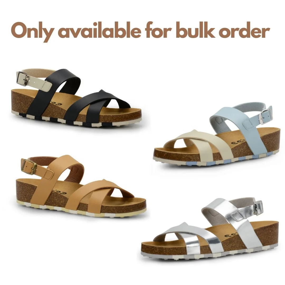 Platform Sandal Light Weight Autumn Summer Designer Eco Friendly Shoes Buckle Cross Strap Wedge EVA Sole Sandal Women Ladies